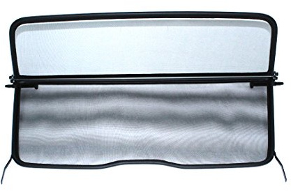 GermanTuningParts Déflecteur de Vent pour Chevrolet Camaro 6 (à partir du 2015) - Pliable - avec Fermeture Rapide - Noir | Filet Anti-Remous Coupe | Déflecteur d'air
