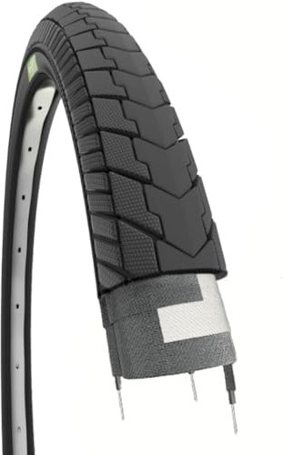 COPERTONE 26 X 1.75 (47-559) SLICK PNEUMATICO NERO PER CITY BIKE UOMO BICI BICICLETTA ADULTO