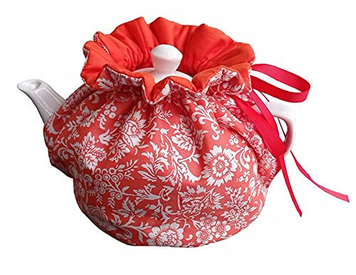Tea Cozies, teiera floreale vintage in cotone, copertura antipolvere per tè, accogliente, cucina, casa, decorazione per la casa, con cuscinetto isolante per casalinga, amica, mamma (colore #17)