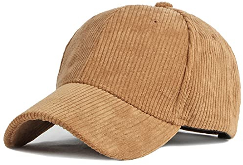 XRDSS Baseballkappe aus Kord, Unisex, verstellbar, klassisch, Sportmütze, Outdoor, solide Kappen