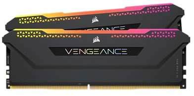 CORSAIR Vengeance RGB Pro SL DDR4 RAM Kit de Mejora de luz (sin Memoria física), Color Negro