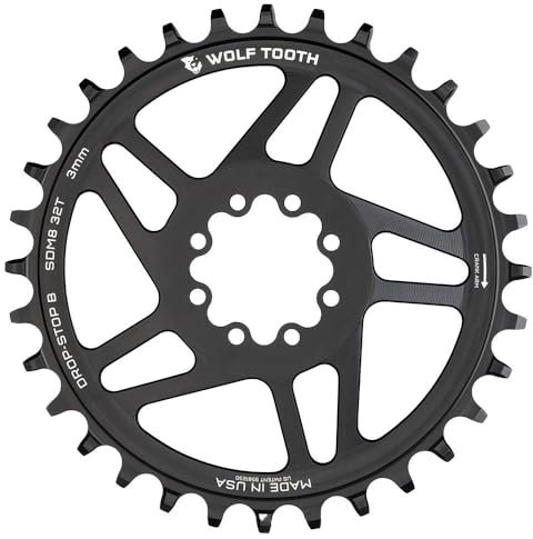 Wolf Tooth Components Sram T-Type Kettenblatt, einfarbig, 30T