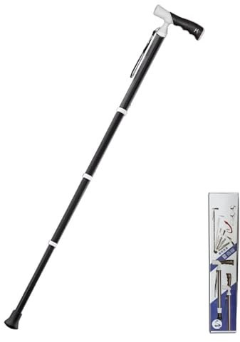 Mavcobo Gehstöcke für Senioren leichte zusammenklappbare Wanderstöcke für Rucksackausrüstung einziehbare Trekkingstöcke 105 cm(38~105cm)