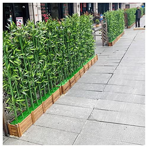 CuNtoHHH Porche Street View - Árbol Artificial de bambú Alto con Plantas en Maceta, Separador de ambientes de pie, Separador de Espacios Interiores, 39,3 x 59 x 70,8 Pulgadas de Alto (Color: 1 m de a