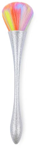Nail Dust Brush – Pennello grande per la pulizia delle unghie, trucco e blush – Pennello efficace per rimuovere la polvere delle unghie