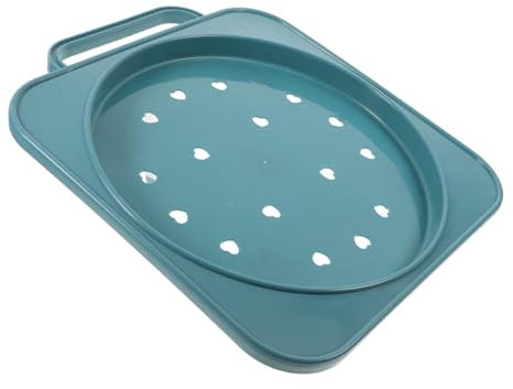 Cabilock Portable Propane Tank Cart Gas Cylinder Wheel Tray Movable Cylinder Dolly Handle and Wheels Blue Small Size for Kitchen and Outdoor Use