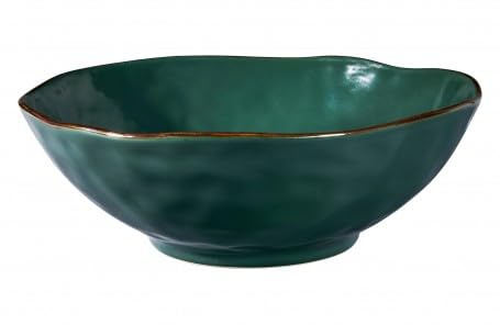 Novità Home Mediterraneo - Insalatiera Grande in Gres Verde