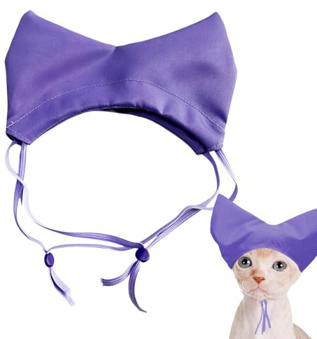 Cuffia da doccia per gatti, cuffia da bagno regolabile per cani, copertura per le orecchie del cane, protezione per le orecchie in tessuto Oxford, impermeabile, accessorio per animali domestici per