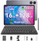 SVITOO Tablet 11 Zoll, Android 15 Tablet 4 GB Arbeitsspeicher + 128GB ROM, T606 Octa-Core, 1280x800 HD, 8000mAh（mit NTC, Widevine L1, 13MP+5MP, 2.4G + 5G WiFi, GPS (Tastatur-Set)