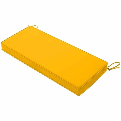 HLTQL Cojines para Bancos De Exterior,Terraza Waterproof Removable Cover,Cojines Sofa Exterior Jardin Colchoneta Banco Jardin Fijación para Columpio De Jardín(7,79 * 38 * 5cm)