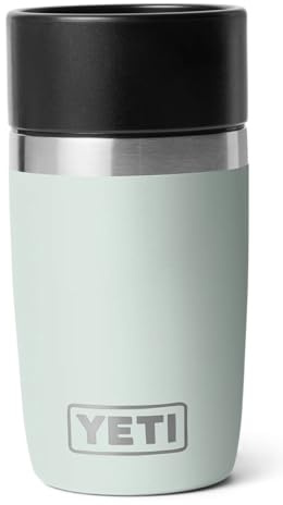 YETI Rambler 8 oz (236 ml) Travel Bottle con coperchio HotShot a tenuta stagna al 100%, bottiglia termica in acciaio inox isolata sottovuoto – Ridgeline