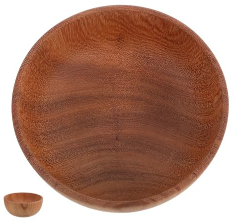 GALPADA Bol Bois Acacia Grand Format pour Salade et Fruits Bol Naturel et Ergonomique