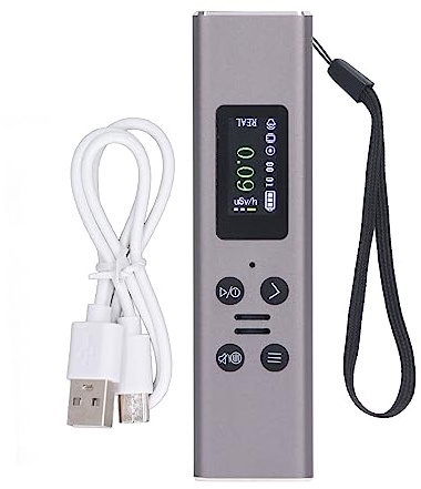 Nuklearer Strahlungsdetektor, Geigerzähler, tragbares Strahlungsdosimeter mit 0,96-Zoll-LCD-Bildschirm und eingebauter Batterie für den privaten und industriellen Einsatz