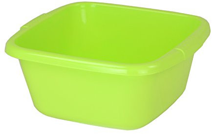 Curver Kunststoffschüssel 14L 39x37x17cm lime Schüssel Plastik Waschschüssel Schale quadratisch Behältnis