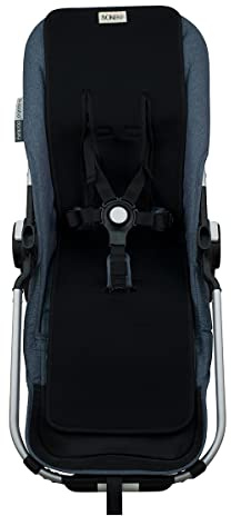 JYOKO KIDS Materasso per passeggino gemellare in cotone (BLACK SERIES)