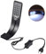 LEDGLE 10W LED Aquarium Licht Beleuchtung Kompakte Aquarienleuchte, IPX7 Wasserdicht，Wasserpflanzenbeleuchtung mit Leistungsstarkem Clip, Weiß und Blaulicht (Schwarz)