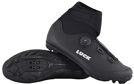 LUCK Unisex Fenix Fahrradschuhe MTB für den Winter, Schwarz, 45 EU