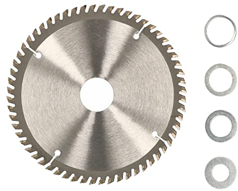 KOTARBAU® Hartmetall Sägeblatt für Holzschnitt 60 Zähne 180 mm + Reduzierringe