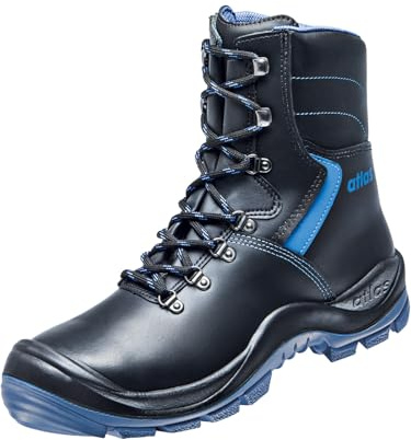 Atlas Anatomic BAU 845 XP Sicherheitschuhe Arbeitsschuhe für Herren und Damen S3 Winter, wasserdicht, Webpelz, Stahlkappe, Überkappe Weite 10 Größe 50
