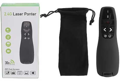 USB-Präsentationsklicker, 2,4 GHz Wireless Presenter Remote Remote Powerpoint Clicker für Windows, für OS X, für Android