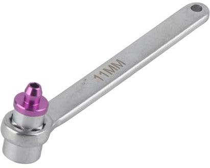 VOBOR 11 Mm Bremsflüssigkeits-Kupplungs-Entlüftungsschlüssel, Stahl-Bremssystem-Entlüftungswerkzeug Für Auto, LKW, Motorrad
