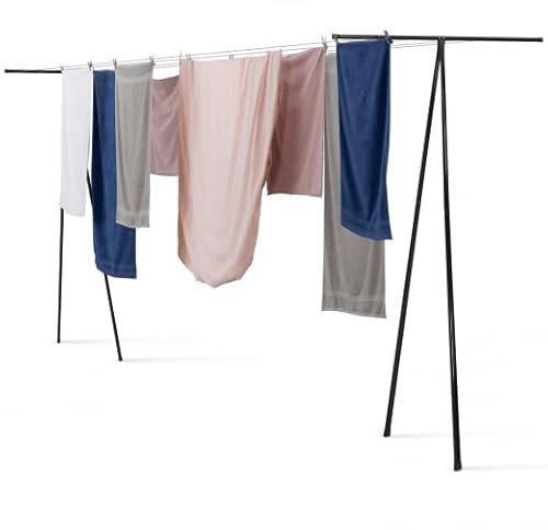 IDMarket - Etendoir à Linge extérieur capacité 35M en métal