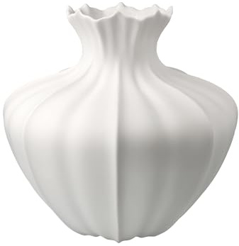 Goebel Vase Bahar aus Biskuit-Porzellan und Kaiser Porzellan, Größe: 23x23x22 cm, 14-005-71-1, Weiß