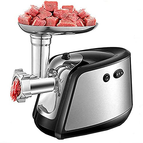 VQIGGTSS Tritacarne Elettrico 3 in 1 da 1200 W. Ripieno di Salsicce domestiche Tritacarne Robot da Cucina Tritacarne Elettrico e creatore di Salsicce Tritacarne Elettrico