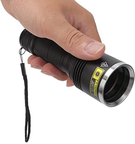 Lampe de Poche LED 15W 365nm, Filtre Noir, Lentille Optique, Torche, Détecteur D'urine Animale pour le Durcissement de la Résine