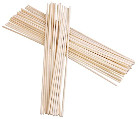 PRETYZOOM Difusor de Varillas de Ratán Juego de 100 Varillas Difusoras