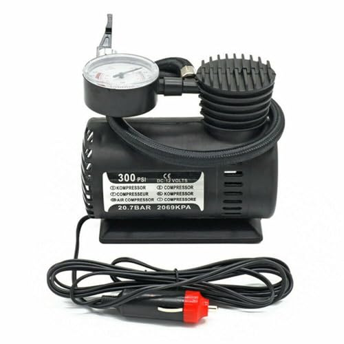 Pompe à air électrique de voiture 300 PSI Compresseur d'air portable Gonfleur de pneu pour voiture