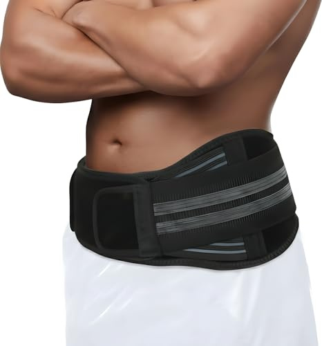 TitanGuard SI Joint Belt for Men – Strong Pelvic and Hip Support Belt with Widened Side Straps – Sacroiliac Pain Relief and Stability for Work, Heavy Lifting, Sciatica, and Daily Back Support