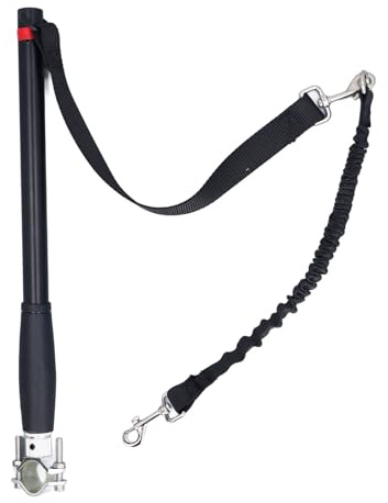 aqxreight Correa para Perros para Bicicletas para una Fácil Instalación y Control Mejorado Ideal para Ejercicio Al Aire Libre y Caminar con su Mascota