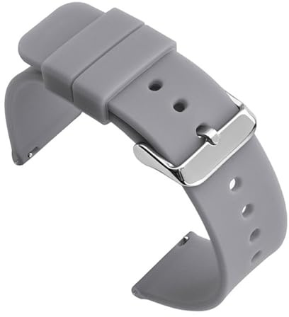 1 st 24 mm klockarmband universalarmband länkarmband handledslampa mjuk for smartklocka(Gray-S)