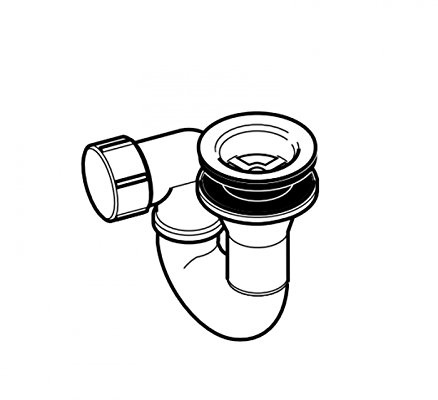Geberit 150.125.00.1 Sifone Piatto per Doccia e Piletta
