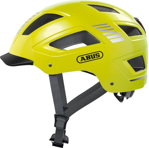 ABUS HYBAN 2.0 cykelhjälm, gul (Signal Yellow), L