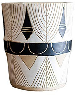 TXXMM Tiesto Tiesto Alto Pedestal del florero de Art Deco decoración del jardín (Size : C)