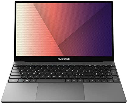MICROTECH Corebook CB15I3 - Ordenador portátil, Windows 11 Home, Intel i3-10110U, RAM 16 GB, SSD 512 GB, Intel UHD, pantalla de 15,6 pulgadas FHD, teclado numérico, cubierta para teclado multilingüe
