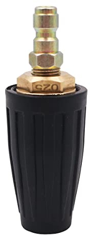 Tiardey 3600 PSI Apertura 25 mm Boquilla Turbo de conexión rápida Universal para lavadoras a presión de Agua fría