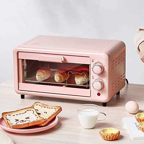 CAZARU Four Grille-Pain à Convection rétro Multifonction de Grande capacité de 11 L, Convient pour 8 tranches de Pain, minuterie intégrée, Comprend Un Plat de Cuisson