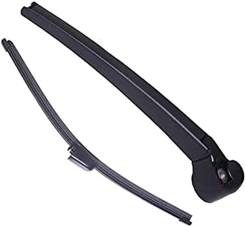 HBZYD Heckscheibe Scheibenwischer Arm & Blatt,Passt für Polo 9N MK4 2002-2009 13 Hinten Wischerarm Scheibenwischer Set