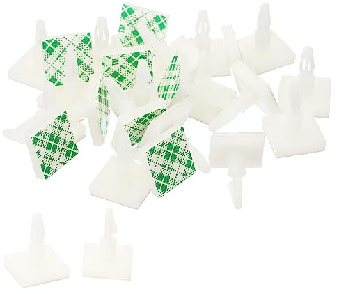 PATIKIL 24Stk Klebriger PCB Abstandhalter 0.31 Stützhöhe Weiß | Selbstklebende Abstandhalter, Klebeisoliert, Abstandshalter für PCB PC Brett Unterstützung