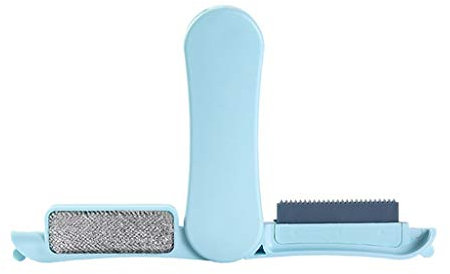 Samnuerly Mini quitapelusas portátil, cortadora de Bolas, Pelusa, removedor de Mascotas, afeitadora de Tela para Abrigo, suéter, Cepillo Plegable (Color: Azul Claro) (Azul Claro)