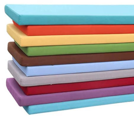 Dickes Sitzkissen für Gartenbank, 2-/3-Sitzer, wasserdicht, weich, lang, für Garten, Zuhause, Terrasse, Schaukel, Outdoor (140 x 50 cm, Grün)