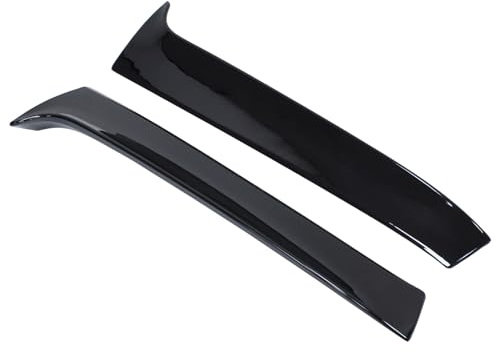 Heckspoiler Heckklappe Spoiler Heckscheibenspoiler Heckscheibe Seitenspoiler Heck Scheibe Seiten Splitter Flügel Aufkleber schwarz hinten Links rechts für Golf VII Golf 7 Variant 2014 2015 2016 2017