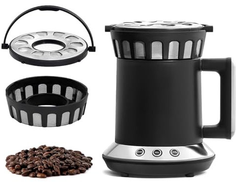Electric Coffee Roaster for Home with Two Selectable Roasting Modes (Medium and Dark), Coffee Roasting Stove