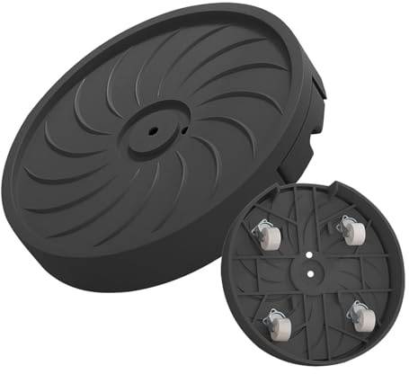 Soporte para plantas con ruedas,Rodillos para plantas con ruedas, soporte de flores para plantas rodantes estables con 4 ruedas, rodillo para jardinera interior y exterior para macetas, succulen