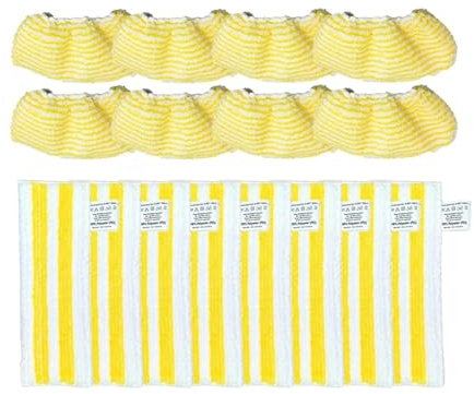YIKRAOS Brand New And Panni for Scopa compatibili con Karcher Easyfix SC2 SC3 SC4 SC5 Aspirapolvere Portatile Tampone for Pulizia in Microfibra Copertura Accessori for Scopa a Vapore(Set13)