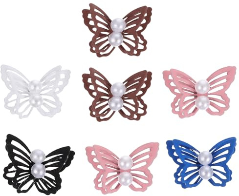 FOMIYES 1 Set Decorazione All'hennè 3d Ciondoli Per Unghie Adesivi Per Unghie Punk Decorazioni Unghie Lovable Forniture Per Unghie Ciondoli Per Manicure 3d Tessuto in Fibra 7 Pz