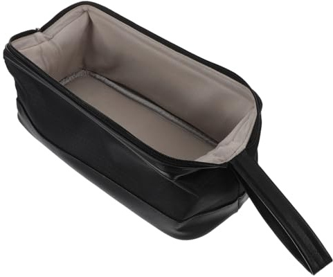 BESPORTBLE Reiseetui für Haarwerkzeuge Reisetasche Kosmetiktasche Reise Taschen makeupbag Styler lockig haartrockner haarföhn fön Tragetasche Organizer-Tasche für Lockenwickler Pu Black